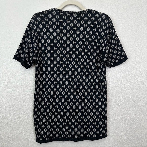 All Saints Black Razor Crew Graphic Short Sleeves Men’s Tee, Size XS - Picture 5 of 10